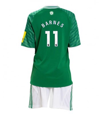 Newcastle United Harvey Barnes #11 Udebanesæt Børn 2025-26 Kort ærmer (+ korte bukser)